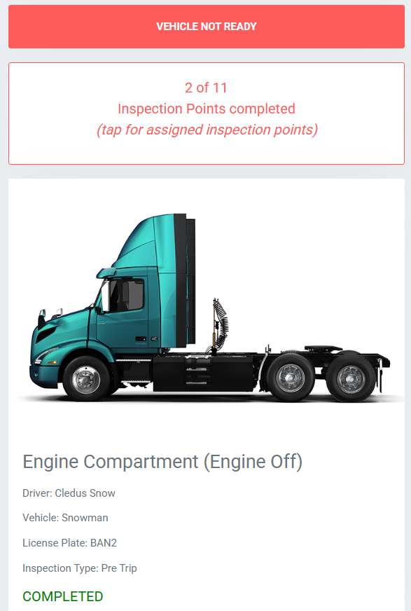 Open Path inspection points
